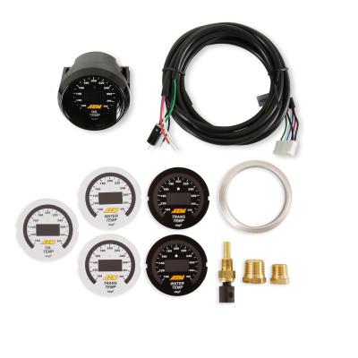 Classic Digital Temperature Gauge Kit Oil/Trans/Water from 100-300 Degrees Fahrenheit AEM Electronics