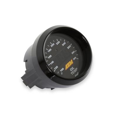 Classic Digital Temperature Gauge Kit Oil/Trans/Water from 100-300 Degrees Fahrenheit AEM Electronics