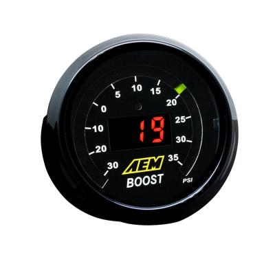 Classic Boost Display Gauge Kit Reads from -30 to 35 PSI AEM Electronics