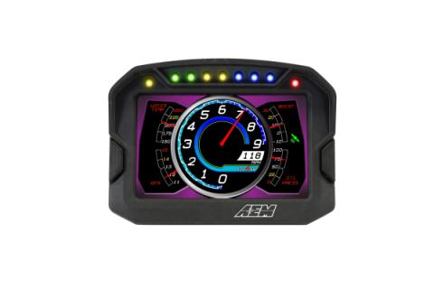 CD-5 Carbon Non-Logging/Non GPS Display 5-inch diagonal screen, carbon fiber composite enclosure, wiring harness included AEM Electronics