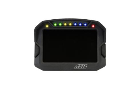 CD-5 Carbon Non-Logging/Non GPS Display 5-inch diagonal screen, carbon fiber composite enclosure, wiring harness included AEM Electronics