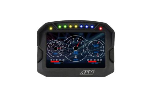 CD-5G Carbon Non-Logging Display with Internal GPS 5-inch diagonal screen, carbon fiber composite enclosure, GPS antenna and wiring harness included AEM Electronics
