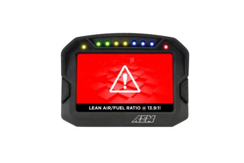 CD-5LG Carbon Logging Display with Internal GPS 5-inch diagonal screen, carbon fiber composite enclosure, GPS antenna and wiring harness included AEM Electronics