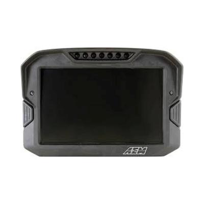 CD-7G Carbon Non-Logging Display with Internal GPS 7-inch diagonal screen, carbon fiber enclosure, GPS antenna and wiring harness included AEM Electronics