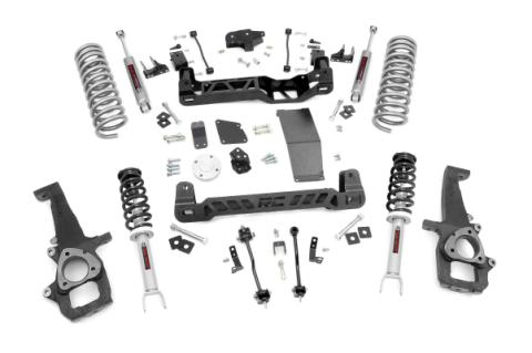 6 Inch Suspension Lift Kit N3 Struts &amp; N3 Shocks 12-Up RAM 1500 4WD Rough Country