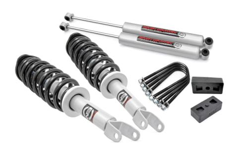 2.5 Inch Suspension Lift Kit w/N3 Lifted Struts 06-08 RAM 1500 4WD Rough Country