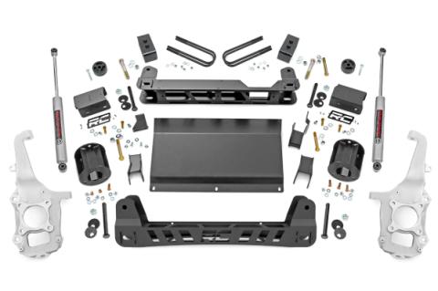 4 Inch Lift Kit with N3 Shocks 21-22 Ford F-150 Tremor 4WD Rough Country