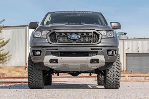3.5 Inch Lift Kit Forged Alum UCA Cast Steel Knuckles 19-22 Ford Ranger 4WD Rough Country