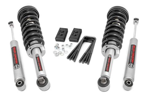 2 Inch Leveling Lift Kit N3 Struts &amp; N3 Shocks 14-20 F-150 Rough Country