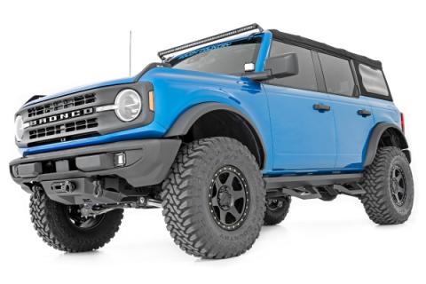SRX2 Adjustable Aluminum Step 21-Up Ford Bronco 4WD Rough Country