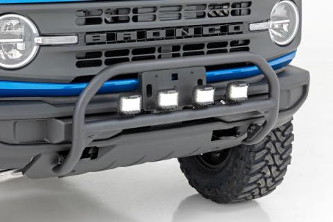 Nudge Bar 4 Inch Round Led (x4) 21-Up Ford Bronco 4WD Rough Country