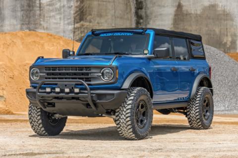 Nudge Bar 4 Inch Round Led (x4) 21-Up Ford Bronco 4WD Rough Country