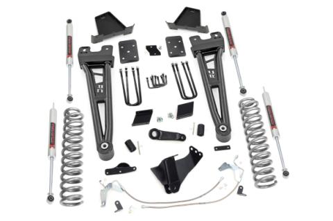 6 Inch Lift Kit Diesel Radius Arm M1 No OVLD Ford F-250 Super Duty 4WD (11-14) Rough Country