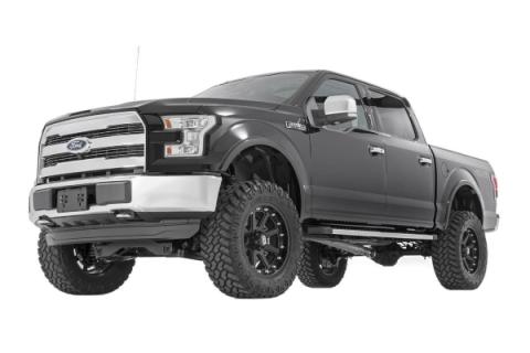 6 Inch Suspension Lift Kit Vertex &amp; V2 15-20 F-150 4WD Rough Country