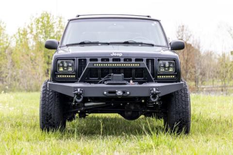 Jeep Cherokee XJ 3 Inch Suspension Lift System w/V2 Shocks Leaf Springs For 84-01 Jeep Cherokee XJ Rough Country