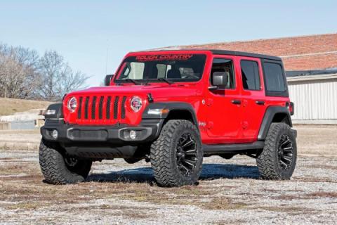 2.5 Inch Jeep Suspension Lift Kit 18-20 Wrangler JL 2/4 Door W/Premium N3 Shocks Rough Country
