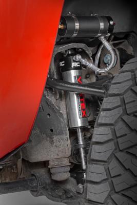 Front Adjustable Vertex Shocks 11-19 Silverado/Sierra 2500/3500 for 3-4.5 Inch Lifts Rough Country