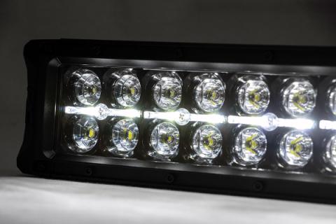 Sierra Mesh Grille 30 Inch Dual Row Black Series LED w/Cool White DRL 14-15 Sierra 1500 Rough Country