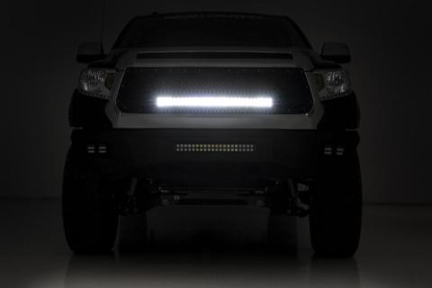Toyota Mesh Grille w/30 Inch Dual Row Black Series LED 14-17 Tundra Rough Country