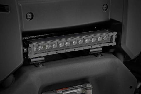 12 Inch CREE LED Light Bar Single Row Black Series w/Cool White DRL Rough Country
