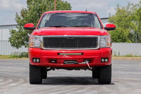 Chevrolet LED Fog Light Kit Black Series 07-13 Silverado 1500 Rough Country