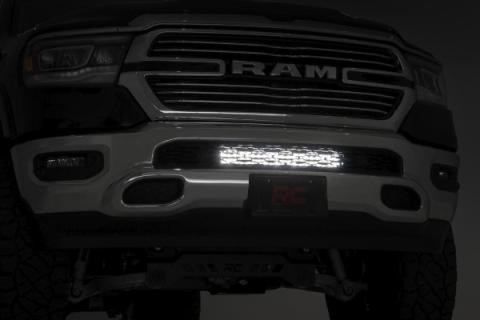 Dodge 20 Inch LED Bumper Kit Black Series w/Cool White DRL 19-20 RAM 1500 Rough Country
