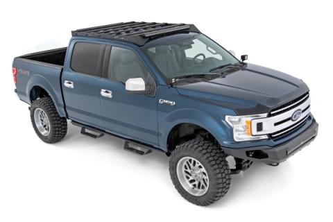 Ford 2-inch LED Lower Windshield Ditch Kit w/ Amber DRL 15-21 Ford F-150 Rough Country