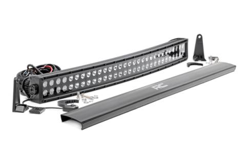 30 Inch Curved CREE LED Light Bar Dual Row Black Series Rough Country