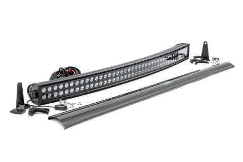 40 Inch Curved CREE LED Light Bar Dual Row Black Series Rough Country