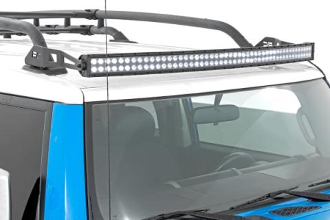 50 Inch Curved CREE LED Light Bar Dual Row Black Series Rough Country