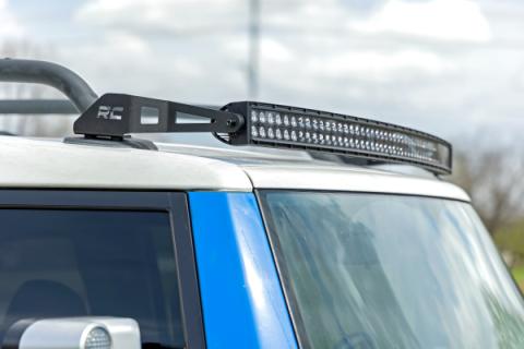50 Inch Curved CREE LED Light Bar Dual Row Black Series Rough Country