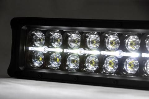 54 Inch Curved CREE LED Light Bar Dual Row Black Series w/Cool White DRL Rough Country