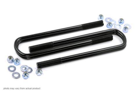 5/8 Inch Semi-Round U Bolts 3.125 x 16.0 E Coated Black Corrosion Resistant Set of 4 Rough Country