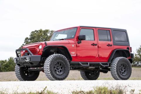 4.0 Inch Jeep Long Arm Suspension Lift Kit 07-11 Wrangler JK 4-door Rough Country