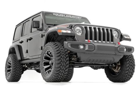 2.5 Inch Lift Kit Coils V2 Jeep Wrangler Unlimited Rubicon 4WD (2024-2026) Rough Country