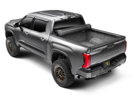 Revolver X4ts Hard Rolling Truck Bed Cover 2022-2026 Toyota Tundra 5 Foot 7 Inch Bed with or without Deck Rail System without Trail Special Edition Storage Boxes BAK