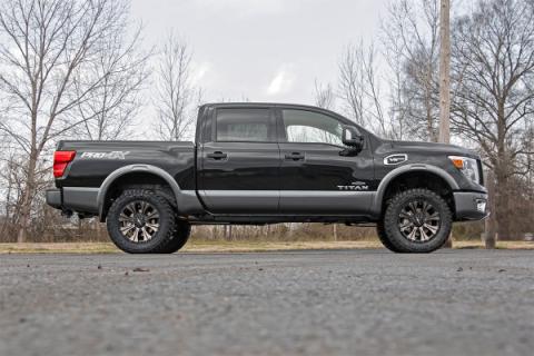 3 Inch Lift Kit Red Nissan Titan 2WD/4WD (2004-2024) Rough Country