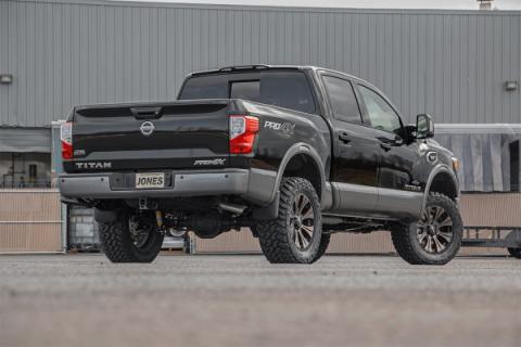3 Inch Lift Kit N3 Shocks Red Nissan Titan 2WD/4WD (2004-2024) Rough Country
