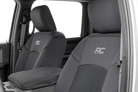 Seat Covers Bucket Seats Front Row and Rear Row Ram 2500 2WD/4WD (19-23) Rough Country