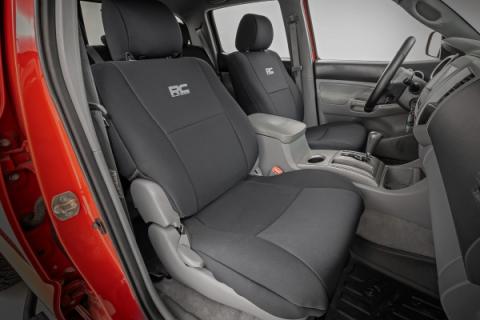 Seat covers FR and RR Crew Cab Toyota Tacoma 2WD/4WD (05-15) Rough Country