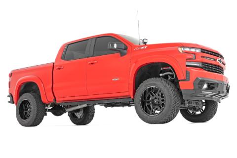 92 Series Wheel Machined One-Piece Gloss Black 22x12 6x5.5 -44mm Rough Country