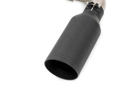 Dual Cat-Back Exhaust System w/Black Tips 09-20 Toyota Tundra V8-4.6L, 5.7L Rough Country