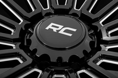 97 Series Wheel One-Piece Gloss Black 20x10 8x170 -19mm Rough Country