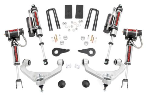 3.5 Inch Lift Kit Vertex w/ Overloads Silverado/Sierra 2500HD/3500HD (11-19) Rough Country