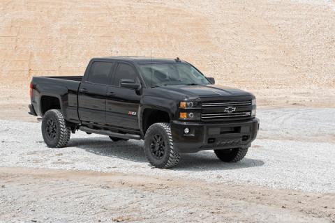 3.5 Inch Lift Kit Vertex w/ Overloads Red Silverado/Sierra 2500HD/3500HD (11-19) Rough Country