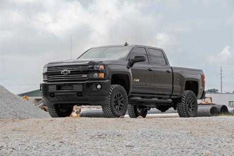 3.5 Inch Lift Kit Vertex w/ Overloads Silverado/Sierra 2500HD/3500HD (11-19) Rough Country