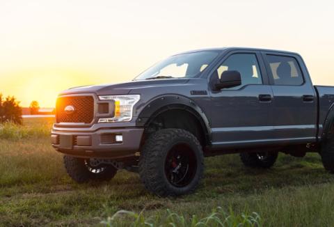 Defender Pocket Fender Flares Flat Black Ford F-150 2WD/4WD (15-20) Rough Country