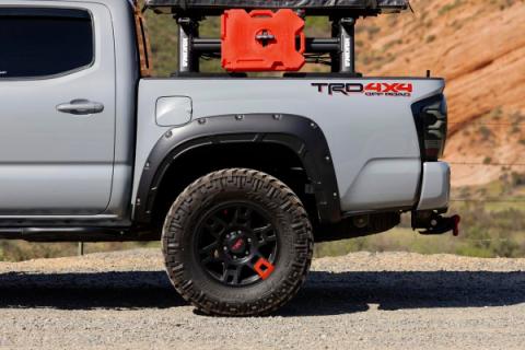 Defender Pocket Fender Flare Super White Toyota Tacoma (16-23) Rough Country