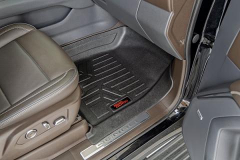Floor Mats Front and Rear Bucket Set 21-Up Chevy/GMC Tahoe/Yukon Rough Country