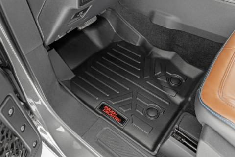 Floor Mats Front and Rear Bucket Set 21-Up Ford Bronco 4-Door Rough Country